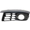 Hebstw Griglia fendinebbia compatibile con VW per Jetta per Golf MK5 2006 2007 2008 2009 2010 2011 sinistra telaio fendinebbia fendinebbia copertura luce 1K0 853 665K