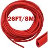 CTRICALVER Proteggi Portiera Auto, CTRICALVER 8M Rosso Guarnizione Porta Auto, Forma a U PVC Proteggi Bordo Auto Striscia, Paraspigoli Auto Portiere, per SUV Berlina e la maggior parte dei modelli