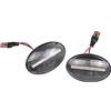 Kakulkomen Frecce laterali dinamiche LED per Opel Corsa Astra Meriva Combo | Frecce laterali dinamiche LED con effetto sequenziale, lente PMMA e copertura ABS, impermeabili, plug-and-play per Opel.