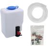 LPFIDI Universale Auto Parabrezza Rondella Pompa Kit Parabrezza Rondella Pompa Serbatoio Kit 12V