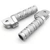Dnhqknoaf Moto Pedaline Pedane Poggiapiedi Per HORNET 600 250 HORNET900 VTR1000SP CB1300SF/SB Poggiapiedi Anteriori Regolabili CNC(D'argento)