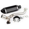 Cvgffs Per Suzuki Burgman 400 2006-2016 Skywave 400 AN400 Escape Slip-on Marmitta Per Moto Con Tubo Di Collegamento Del Collettore Silenziatore scarico moto(D)