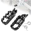 BIUGERCN Pedane Moto Larghe in Alluminio CNC per CRF300L CRF250L CRF1000L Rally Nero