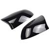 Kakulkomen per specchietti laterali sinistro/destro per BMW F15 X5 F16 X6 | 1 coppia di coperture per BMW F15 X5 F16 X6 F25 X3 F26 X4 (Nero brillante)