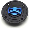 psler Tappo serbatoio benzina per SV650 SV650S 1999-2002 KATANA600 750(Blu)