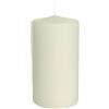 Cereria Di Giorgio - 2 Candele Cero - Ø 8 cm h. 15 cm - Avorio