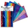 Siser® Holographic Mixed Pack - 5 Fogli A5 Termoadesivo Olografico Colori Misti per la Personalizzazione dei Tessuti, Abbigliamento e Accessori, Hobby Creativi, Facile da Tagliare