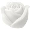 Cereria Di Giorgio - Candela a forma di Bocciolo di Rosa - Colore Bianco Cloud - Diametro 8 cm Altezza 8 cm - Sacchetto Regalo - Spring Collection - Artigianale