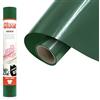Siser EcoStretch Verde, 30cm x 0,5mt, vinile termotrasferibile termoadesivo per la personalizzazione di capi d'abbigliamento e indumenti sportivi, materiale per hobby creativi, facile da tagliare.