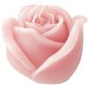 Cereria Di Giorgio - Candela a forma di Bocciolo di Rosa - Colore Rosa Polvere - Diametro 8 cm Altezza 8 cm - Sacchetto Regalo - Spring Collection - Artigianale