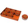 Pandecor Set 6 candele t-light gerbera d. 4 cm