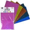 Siser® Twinkle Mixed Pack - 5 Fogli A5 Termoadesivo Glitterato Riflettente Colori Misti per la Personalizzazione dei Tessuti, Abbigliamento e Accessori, Hobby Creativi, Facile da Tagliare