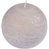 Homéa HOMEA 6bpb005ta Candela Sfera paraffina Tortora 9,5 x 9,5 x 8 cm