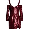 SILENCE LIMITED - Vestito corto - Bordeaux
