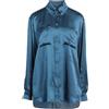 BURBERRY - Camicie e bluse in seta - Verde petrolio