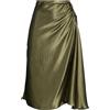 DRIES VAN NOTEN - Gonna midi - Verde militare