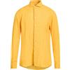 XACUS - Camicia in lino - Giallo ocra