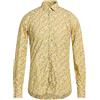 XACUS - Camicia fantasia - Giallo ocra