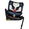 COSATTO All in All Extra i-Size - Seggiolino auto girevole a 360°, gruppo 0+123, 0-36 kg, 0-12 anni, ISOFIX, ERF, esclusivo sistema anti-fuga (Doodle Days)
