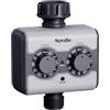 Aqualin Timer per acqua con ingresso in ottone, timer di irrigazione con controllo a quadrante, sistema di irrigazione automatico con funzione di ritardo, manuale, automatico, per irrigazione da