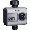 Aqualin Timer dell'acqua per rubinetto da giardino con ingresso in ottone LCD tubo dell'acqua Timer con 3 modalità, sensore di ritardo e pioggia, sistema di irrigazione automatico, resistente alle