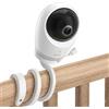 Lyeiaa Supporto per baby monitor compatibile con eufy E21/E20/C10, supporto flessibile per baby monitor per culla/asilo/telecamera per animali domestici/bambini, senza attrezzi o danni alla parete