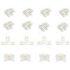 Amefil 16 piece COB 4PIN10MMRGB LED corner connector package,corner connector, LED connector T-L type, corner RGB light 10mm