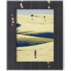 INIFUDI Cornice Foto in Legno 10 Colori, Multiformato per 13x18, 20x25, A4, Cornice Moderna per Parete e Scrivania, Decorazione Casa (Sabbia nera, 13 x 18)