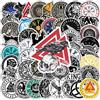 LYLSDSB 50 adesivi Viking pirati impermeabili, alla moda, vintage, in vinile, Nordic Decals per laptop, bottiglia d'acqua, skateboard, auto, bicicletta, cellulare, chitarra, computer, bagaglio