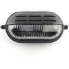 KsH and Co Adamantia IP64 22 L X 10 W Ottone nero ossido paratia ovale leggera copertura palpebra