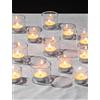 Romadedi Portacandele in vetro, 12 pezzi, portacandele: trasparenti per tealight, decorazione da tavolo, portacandele votive, bicchieri per candele, matrimoni, feste