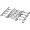 com-four® sottopentola in acciaio inox, supporto estensibile per pentole | padelle - teglie e wok - regolabile da circa 22 a 38 cm