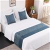 AMBERIS Runner da letto, sciarpa per camera da letto, hotel, decorazione per hotel e videogiochi