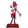 Xinchangda Hazbin Hotel Anime Figure Acrilico Stand Alastor/Angel Dust/Charlie Morningstar/Vaggie Model Statue Desktop Display Standing Figure