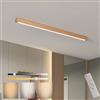 GZZBMY Moderna Plafoniera LED Con Telecomando Soffitto Dimmerabile Lampadario Lampadario Sospensione 2700K-6500 K Illuminazione interni Per Pranzo Corridoio Cucina Soggiorno Cameretta (Legno chiaro,100CM)