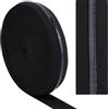 GORGECRAFT 10Yds*26mm Nastro Elastico Antiscivolo Silicone Gripper Band Nastro Elasticizzato Finiture in Gomma Cinghie Fettuccia Cintura Bobina per Cucire Vestiti Indumenti Artigianato Nero