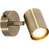 Qazqa jeana - Faretto Moderno - 1 luce - L 8 cm - Bronzo - Moderno - Soggiorno I Camera da letto I Sala da Pranzo I Cucina