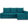 MASTERS OF COVERS Copridivano Letto Friheten, Velours Blu Petrolio