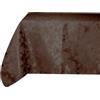 RICAMI FIORENTINI BALDI Tovaglia antimacchia Rettangolare per 16 Cm 180X320. Antimacchia No Stiro Tipo fiandra rifinitura Orlo Dritto. Molto Resistente. Prodotto Artigianale Toscano. Cioccolato 26