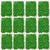 GMSLuu 12 pareti artificiali per piante siepi artificiali, 60 x 40 x 4 cm, paravento siepe, verde artificiale, per la privacy, per la casa, il giardino, il matrimonio