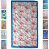 SoNiT home decor SONIT - Telo Mare Microfibra Fantasia Coralli, Leggero Antisabbia Asciugatura Rapida, Compatto da Viaggio, Spiaggia, Piscina Morbido Assorbente, Telo Estivo Colorato Salvaspazio