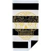 IL BOTTEGONE Telo Mare In Morbida Spugna Jacquard Antisabbia Spiaggia Piscina 100% Pregiato Cotone (Skull Gold, 90x165 cm)
