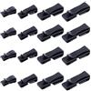 NBEADS 80pz Clip di Chiusura della Tessitura, 4 Dimensioni Regola La Fibbia Keeper Quick Slip Keeper Connect Buckle per La Cinghia di Regolazione dello Zaino