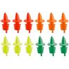 Westmark 12 versatori per liquori/aceto/olio per bottiglie, dosatori con tubicino, fluorescenti, tappi in plastica, Jet-Pour, colorati/colori neon, 41102030