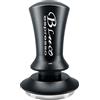BLUCO 51/53/58 mm - Tamper per espresso a molla, in acciaio inox, base piatta per baristi (nero, 51 mm)