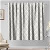 Kzzfqxb Tende Grigie a Motivo Quadrato 2 Pannelli 107×160cm, a Motivo Geometrico Costante Diamante, Qscuranti, Da Appendere per Soggiorno e Camera da Letto, Semplici ed Elegante