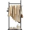 OUTBROS Accapanni da terra, Metallico appendi abiti Resistente, L60cm