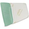 Baldiflex Emporio, Cuscino Memory Foam Ecologico, Modello Ecogreen 73x42cm, Altezza 15cm, Fodera in Aloe Vera