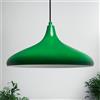 bamyum Champion Lampada a Sospensione Tavolo da Pranzo Ø 35 cm Luce a Sospensione in Metallo E27 Lampada da Sala da Pranzo Lampada da Cucina Lampada da Soffitto Lampada da Soggiorno Verde