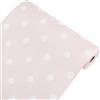 CREATCABIN Rivestimenti per Cassetti in Plastica Scaffale Armadio Armadio Tappetino Rotolo Non Adesivo Impermeabile Antiscivolo Fodera Protettiva per Frigorifero Cucina 30 x 500 cm Pois Rosa